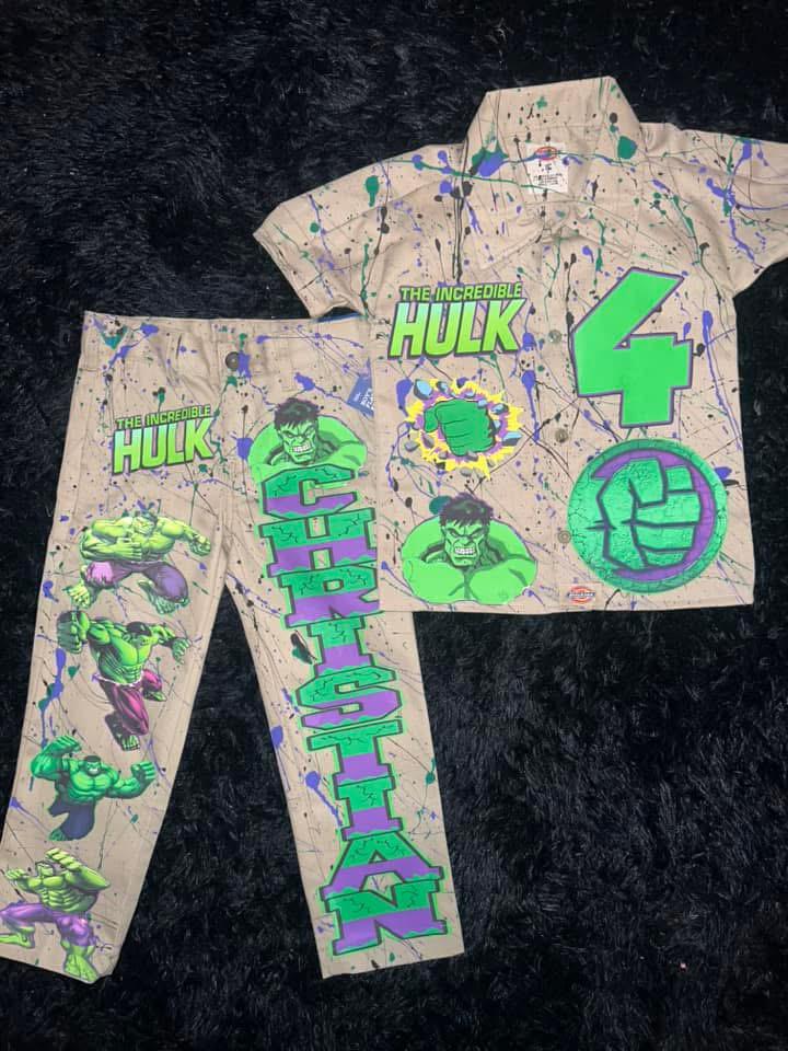 HULK 2pc Dickies set