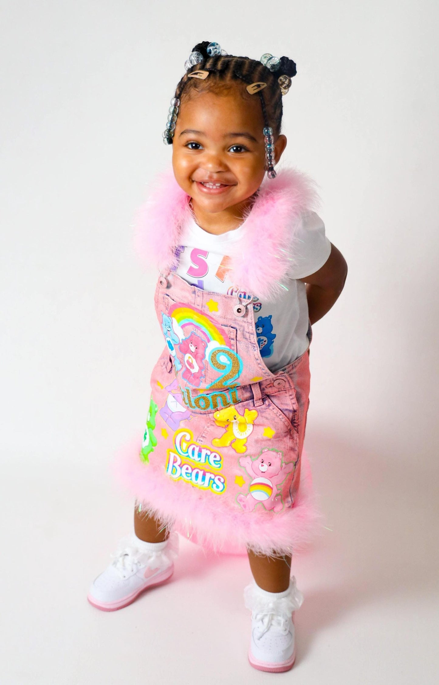 Care Bear denim skirtall, Birthday Outfit, Birthday Dress