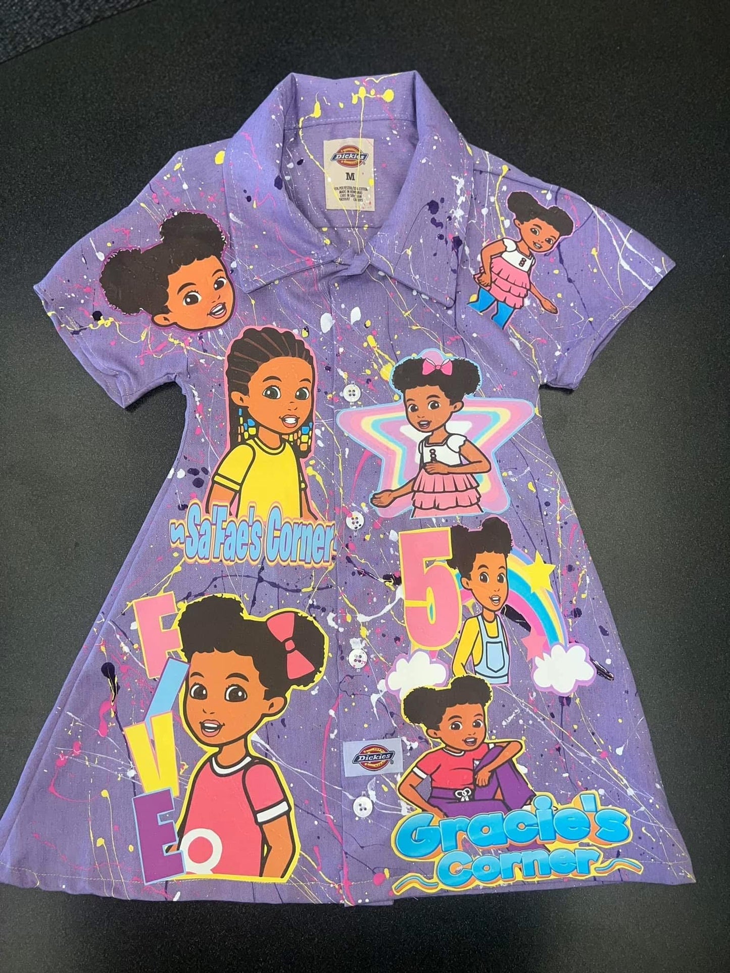 Gracie's Corner Dickies Dress, Birthday Outfit, 1st Birthday Outfit, Birthday Party Set, Girls birthday outfit