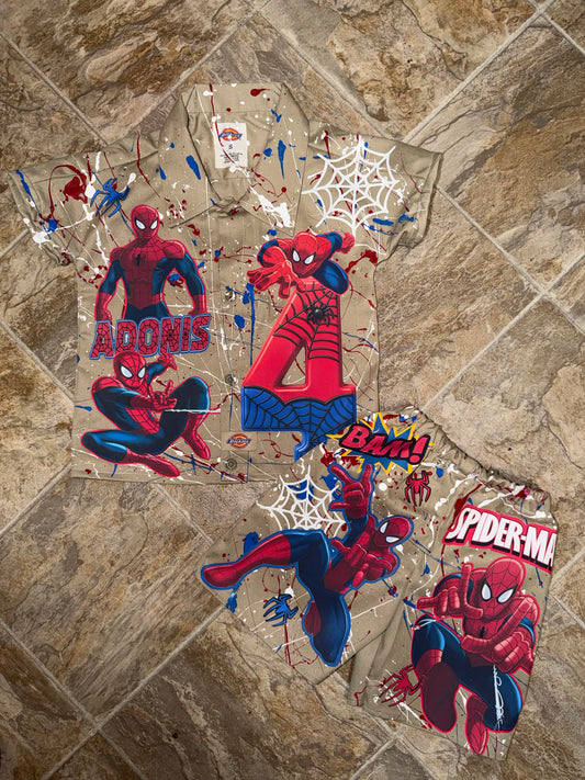 2pc Spiderman Dickies Set