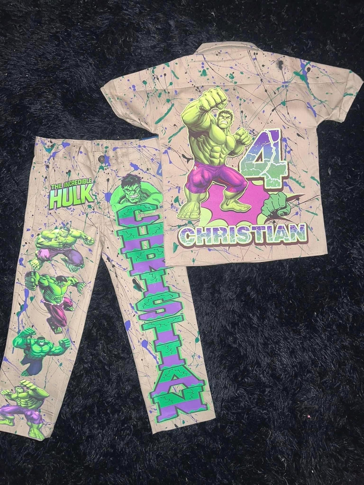 HULK 2pc Dickies set