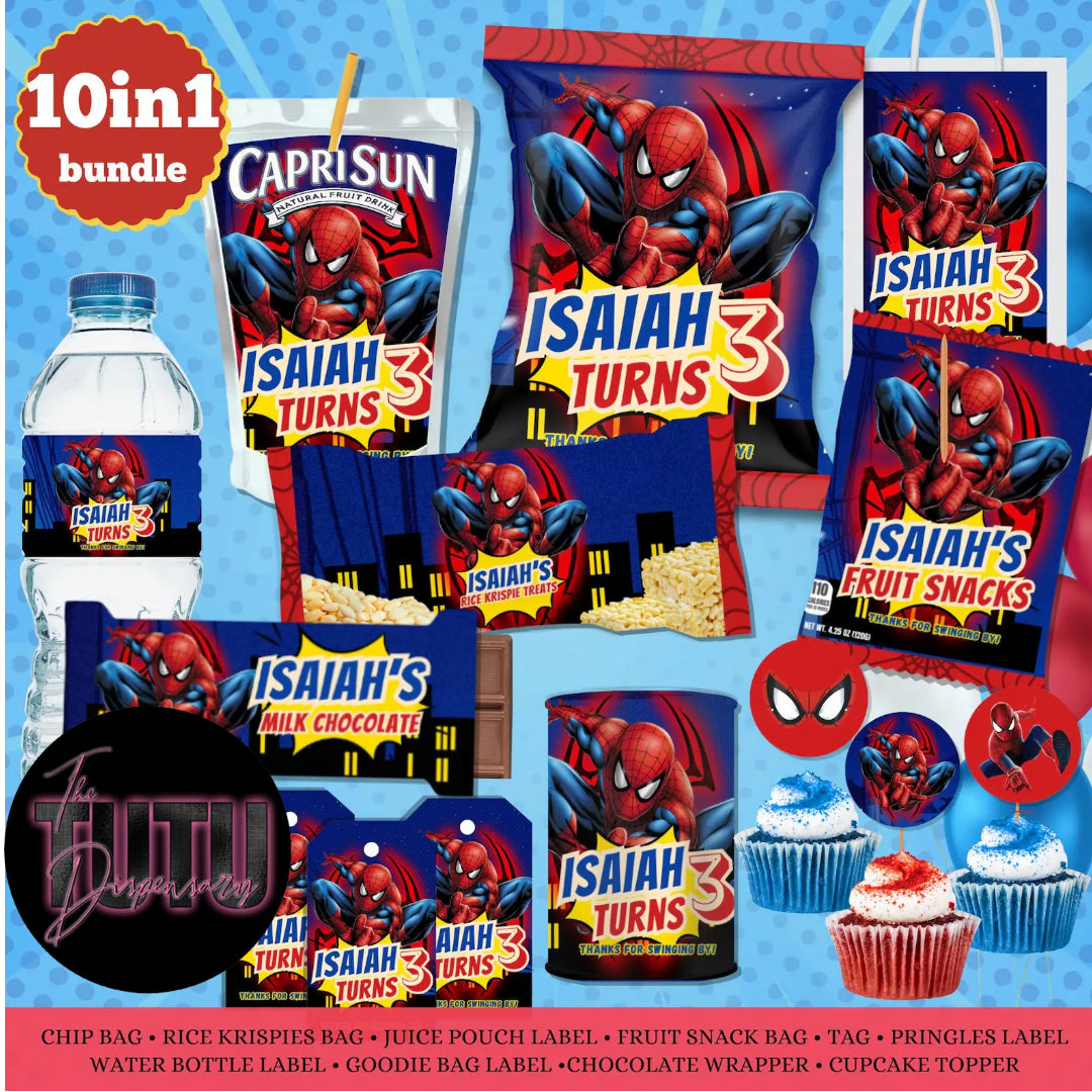Spiderman Treat Bundle - DIGITAL DOWNLOAD