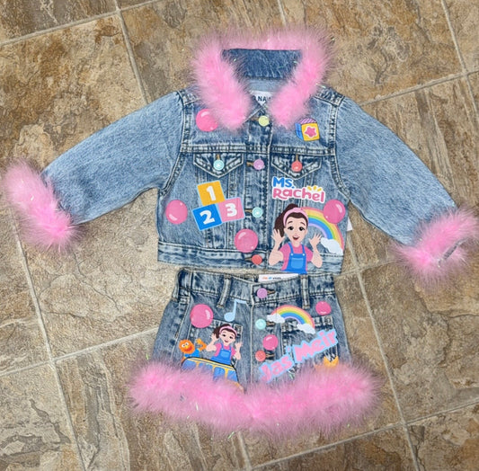 Ms. Rachel 3pc Denim Set