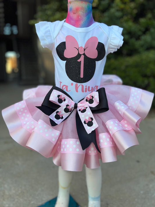 Minnie Mouse Inspired Tutu Set