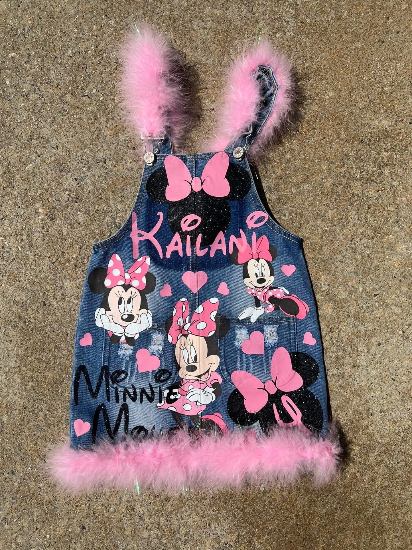 Mouse denim skirtall, Birthday Outfit, Birthday Dress