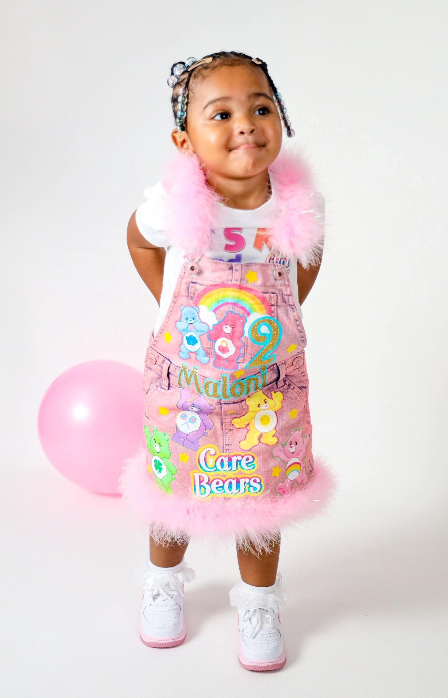 Care Bear denim skirtall, Birthday Outfit, Birthday Dress